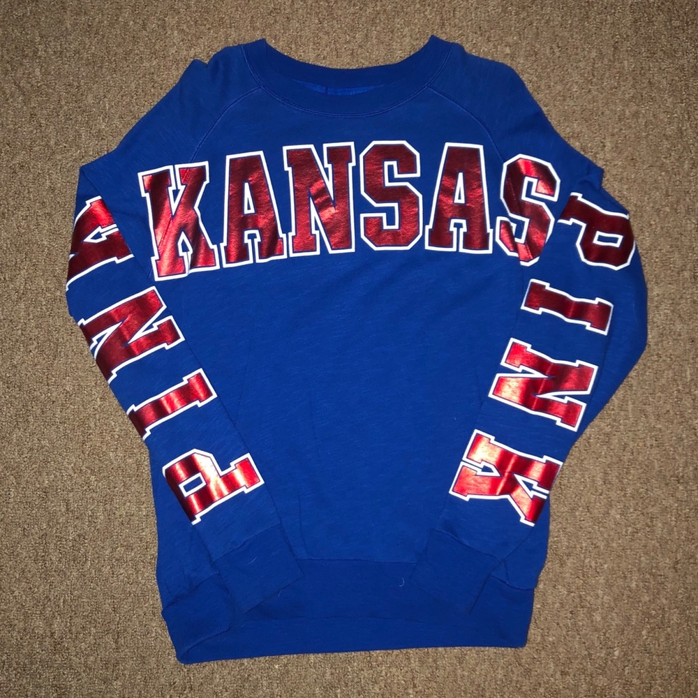 Pink oversized long sleeve tee